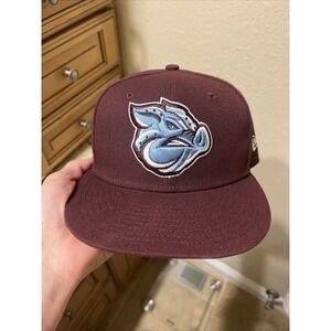 Lehigh Valley IronPigs Hat Cap Blue New Era 7 1/4 59 Fifty Minor League Baseball